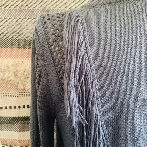 Fringed open cardigan - Picture 2 of 4